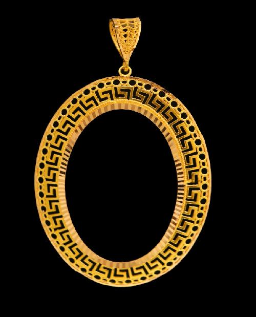 21K Gold Ounces Frame