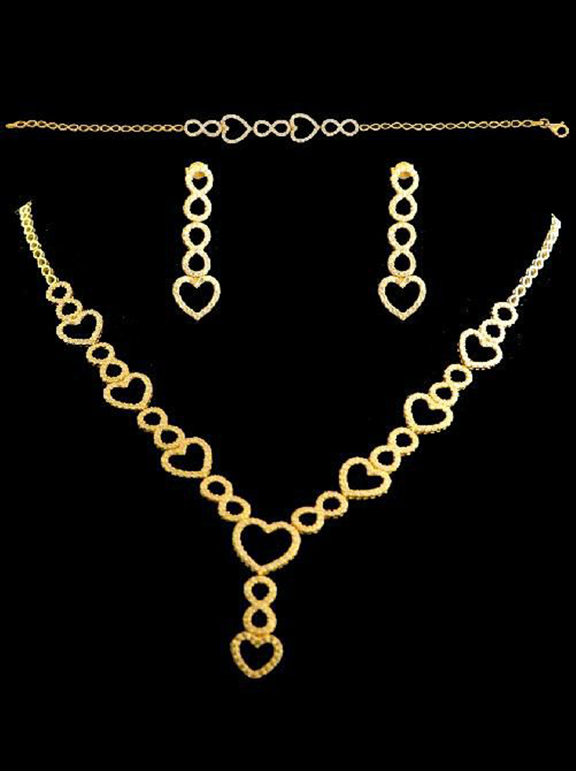 18K Gold Necklace Set