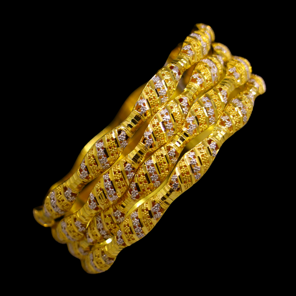 21K Gold Bangle Set (M)