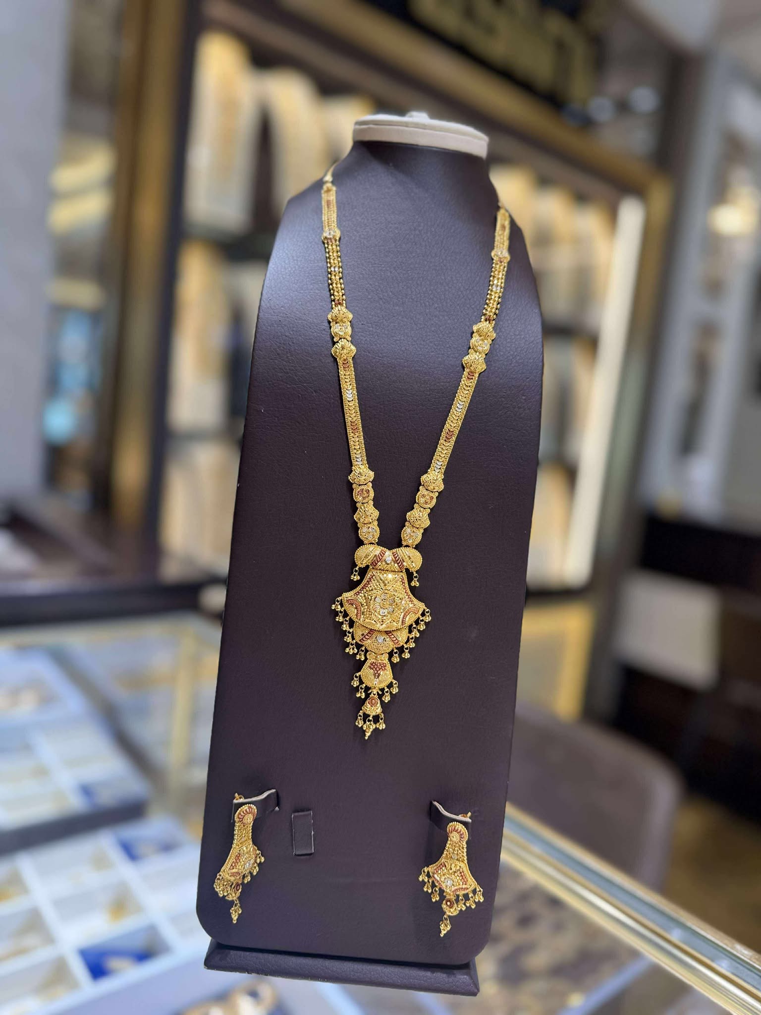 22K Gold Necklace Set 