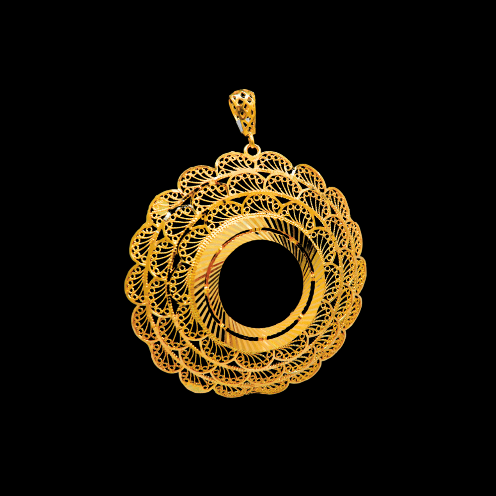 21K Gold Coin Frame    