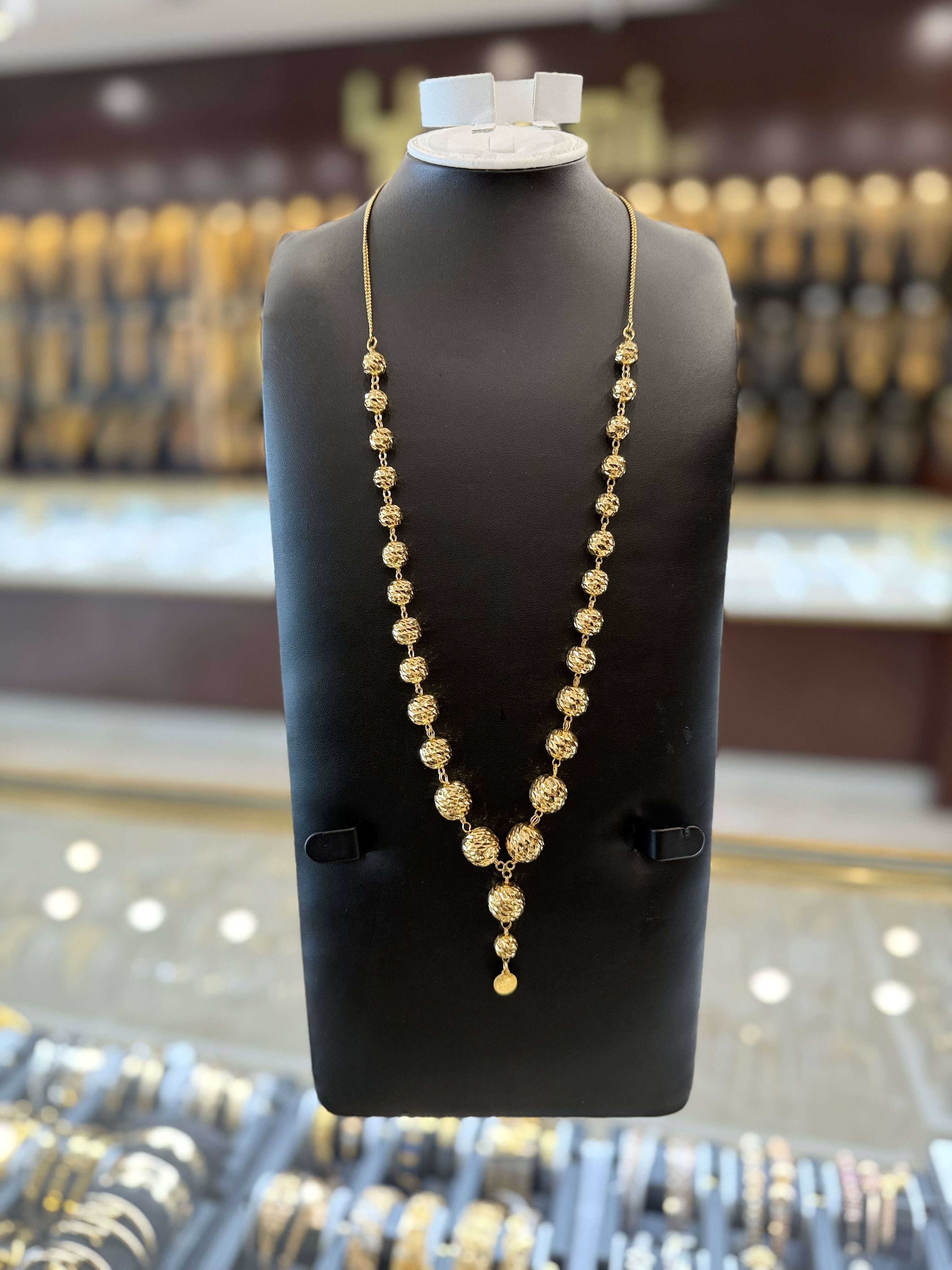 21K Gold Necklace Set 