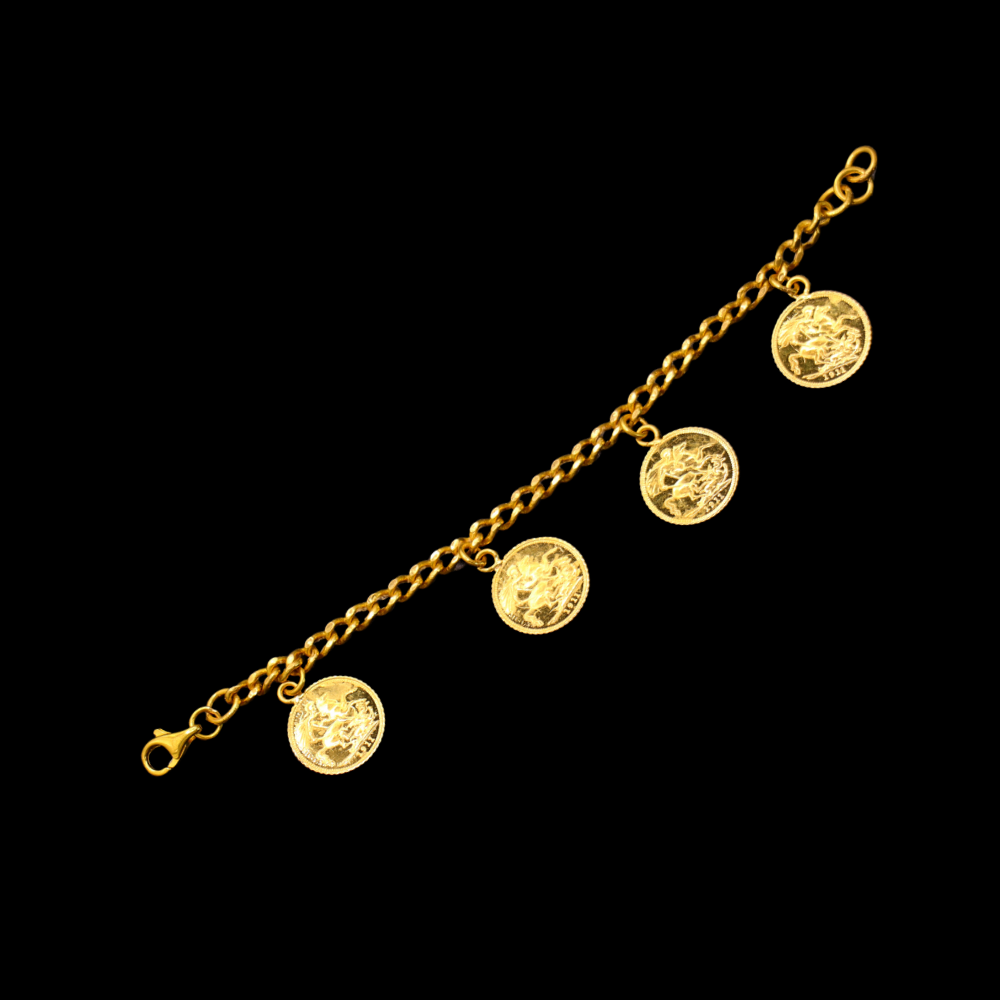 21K Gold Baby Bracelet