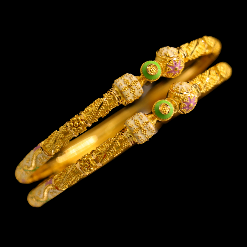 22K Gold Bangle Bracelet