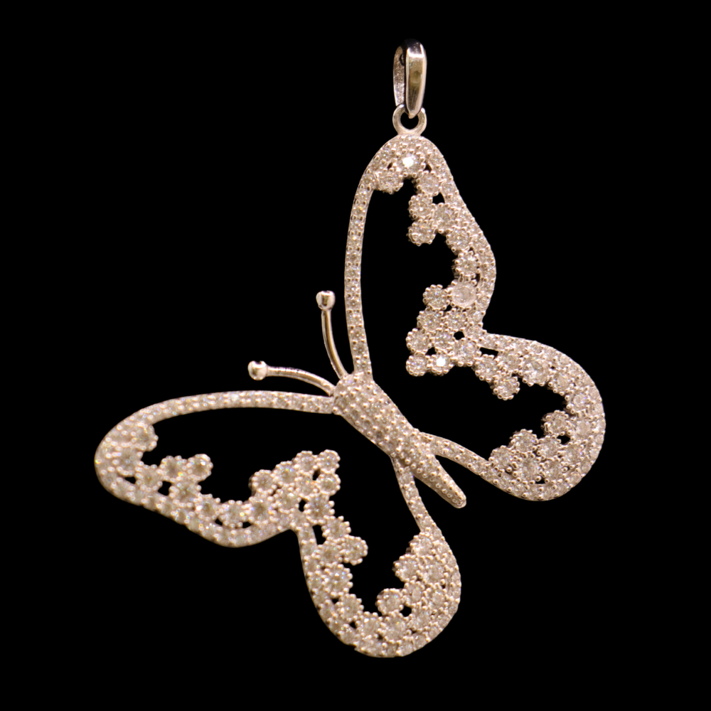 18K White Gold Pendant