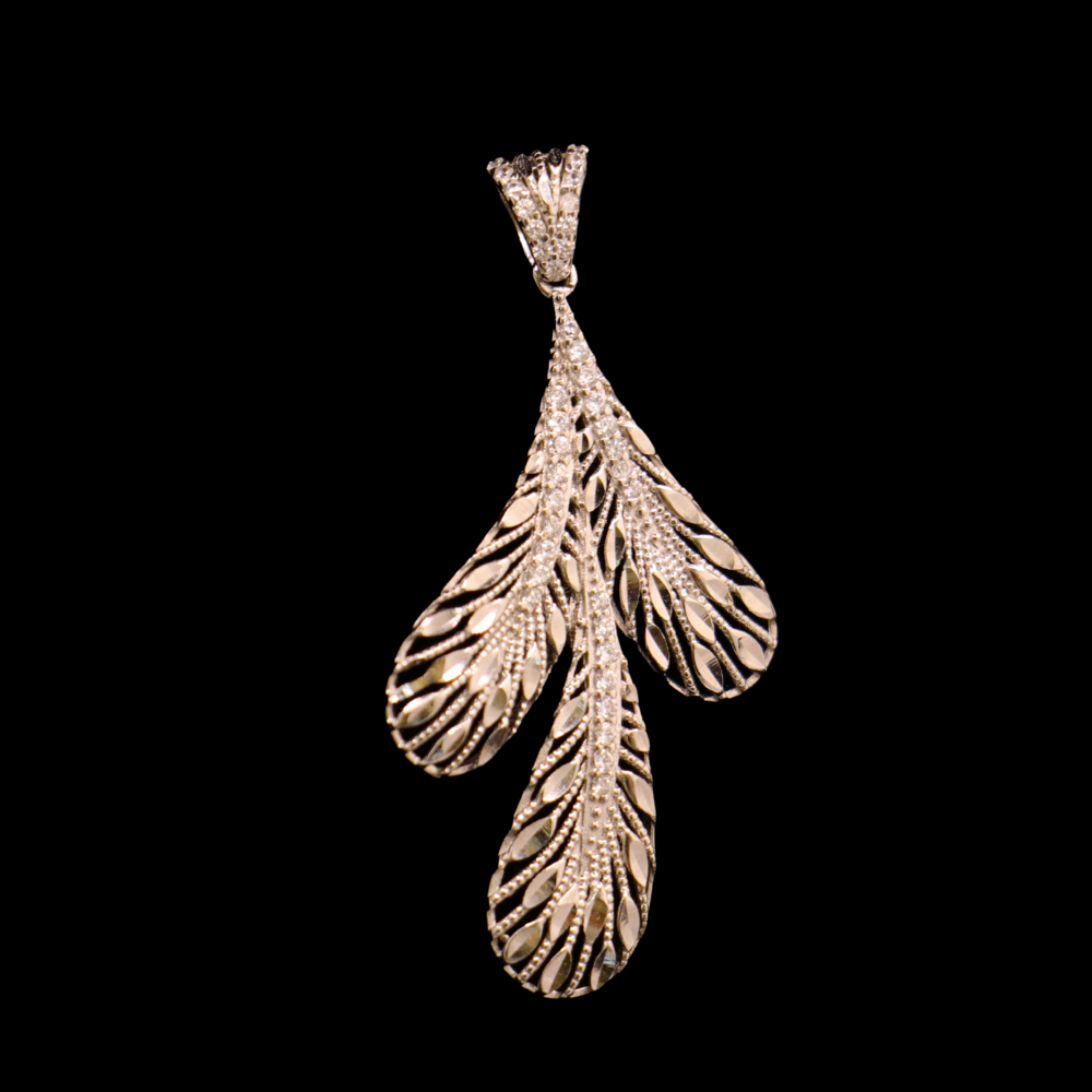 18K White Gold Pendant