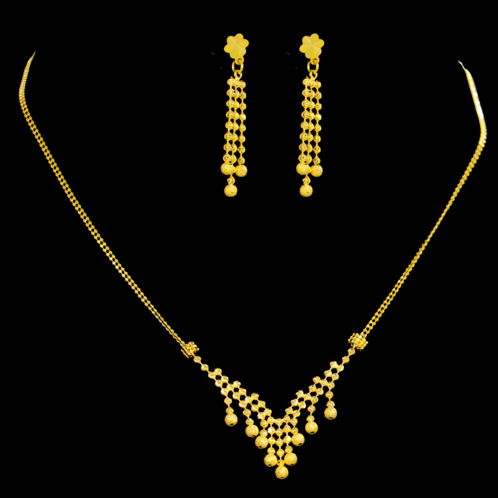 22K Gold Necklace Set