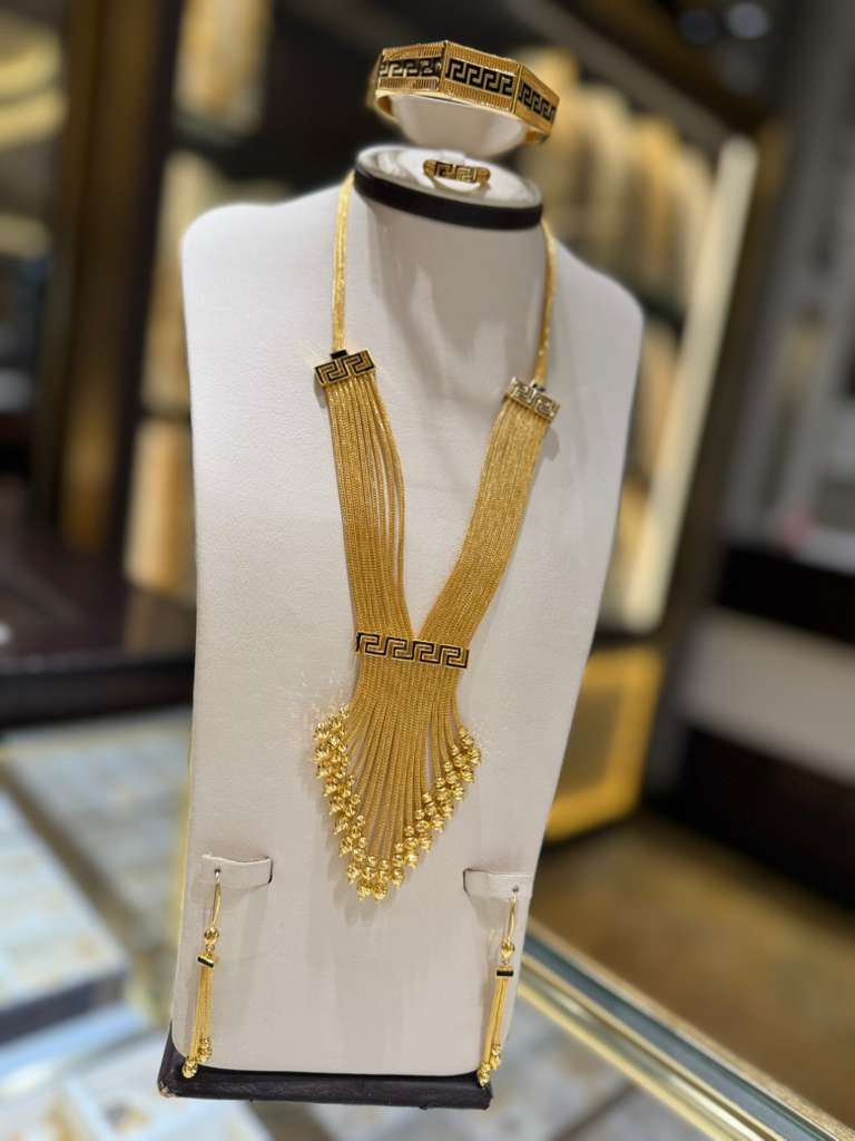 21K Gold Necklace Set 