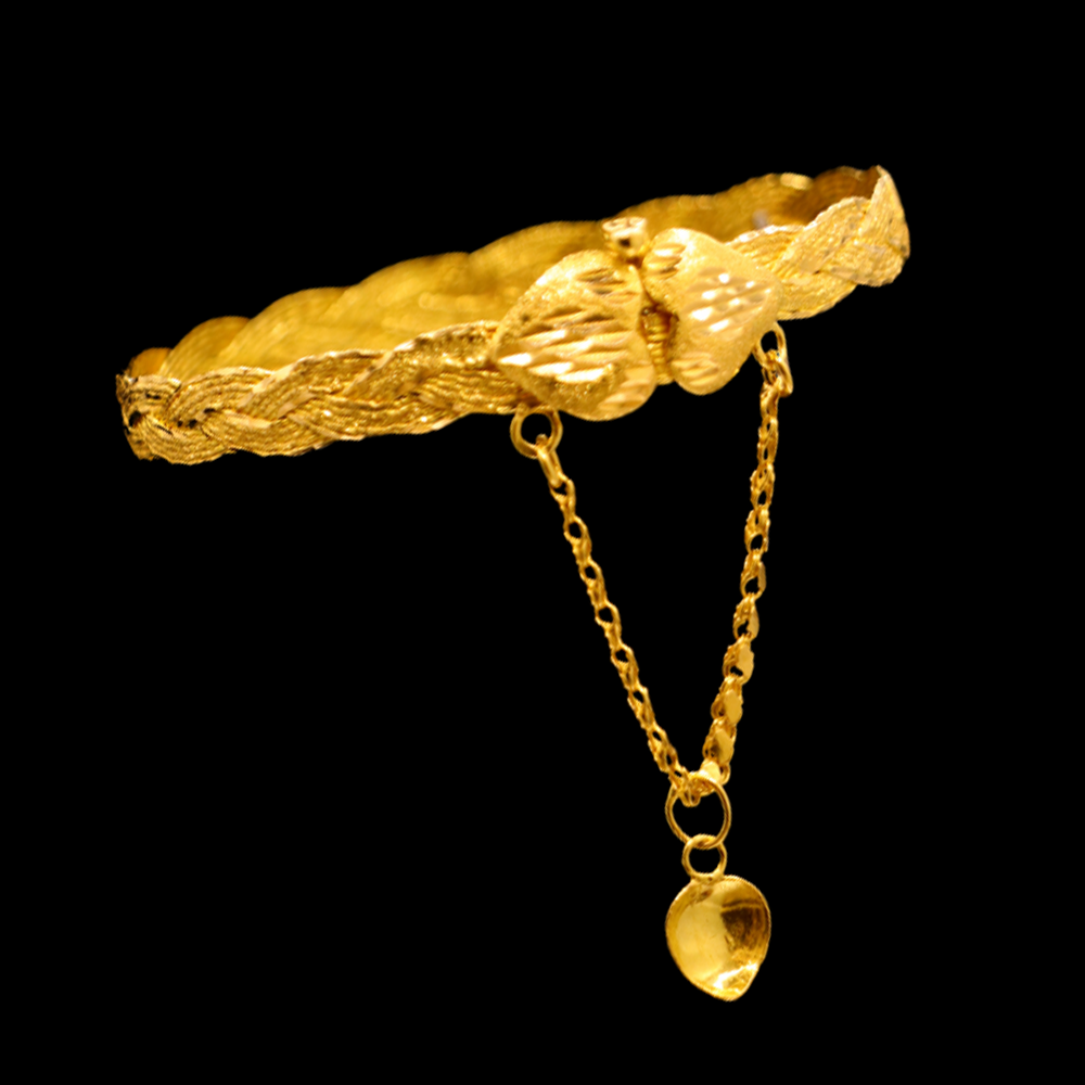 21K Gold Bangle Bracelet  