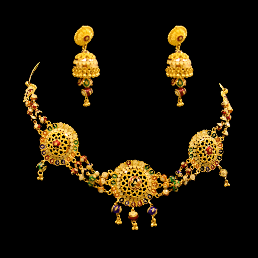 22K Gold Necklace Set