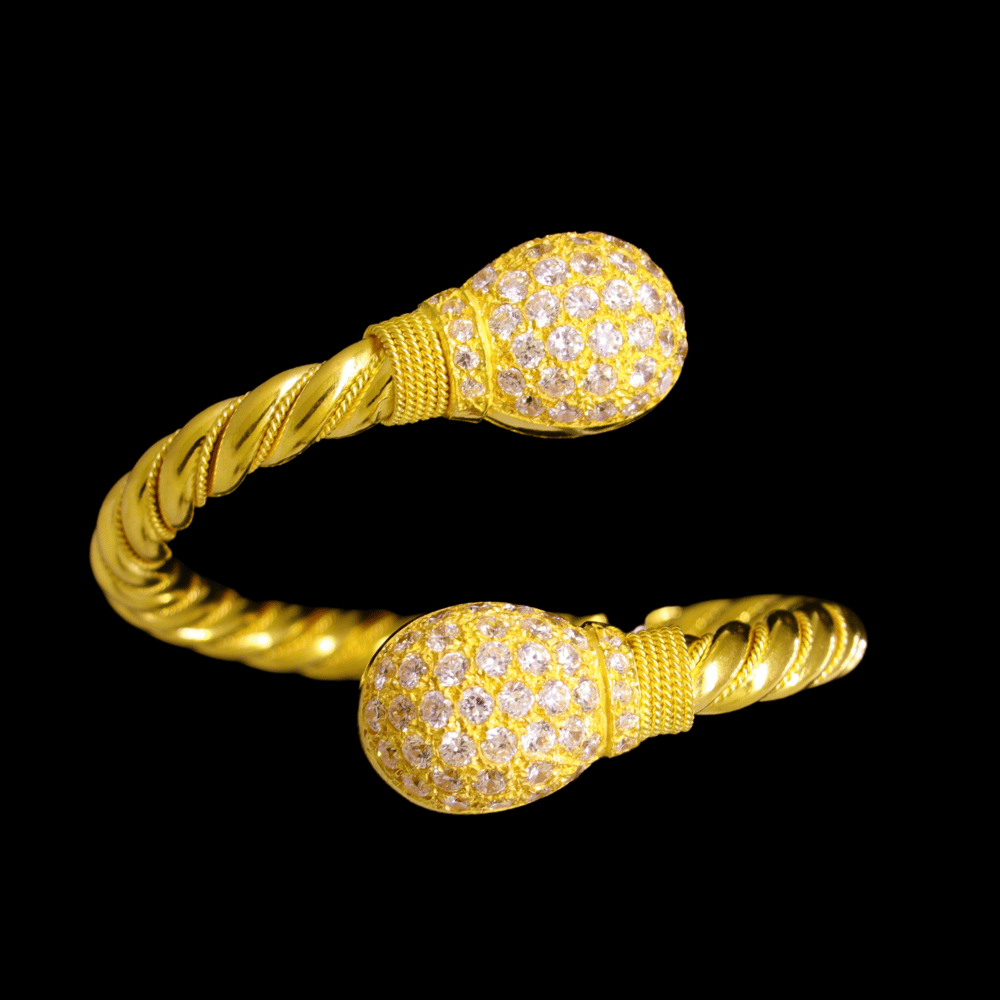 21k Gold Bangle Bracelet 