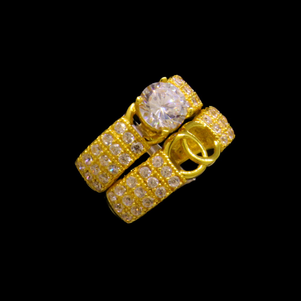 21K Gold Bridal Ring
