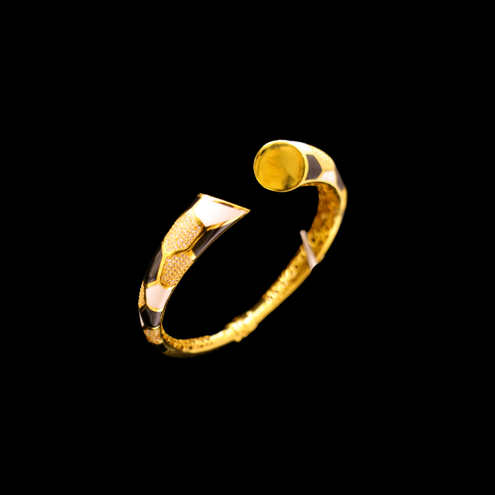 21K Gold Bangle Bracelet   