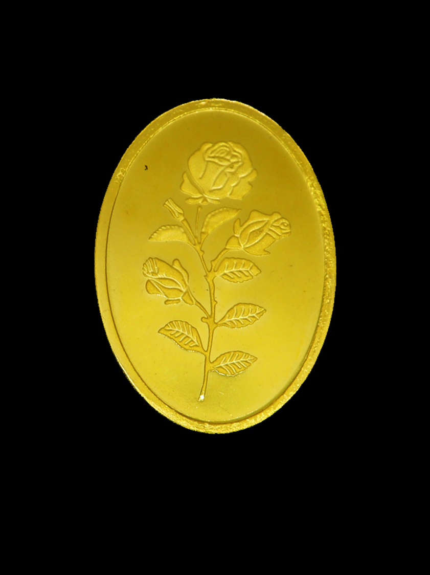 24K Gold Oval Ounce - Flower