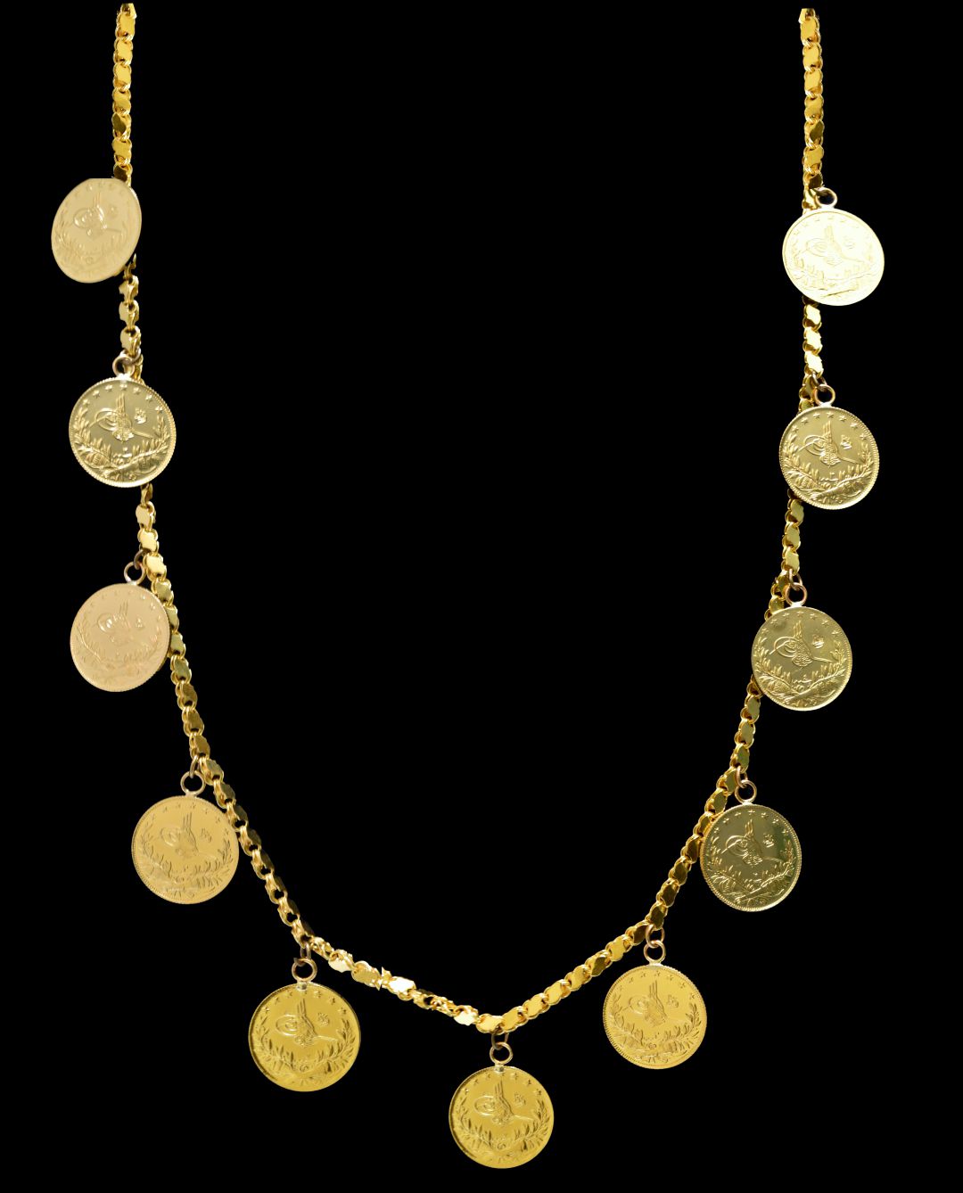 21K Gold Coin Necklace