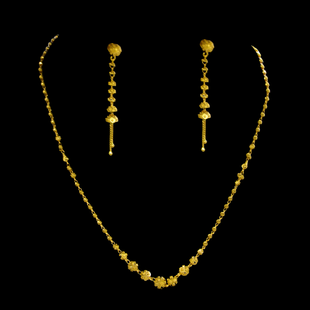 22K Gold Necklace Set