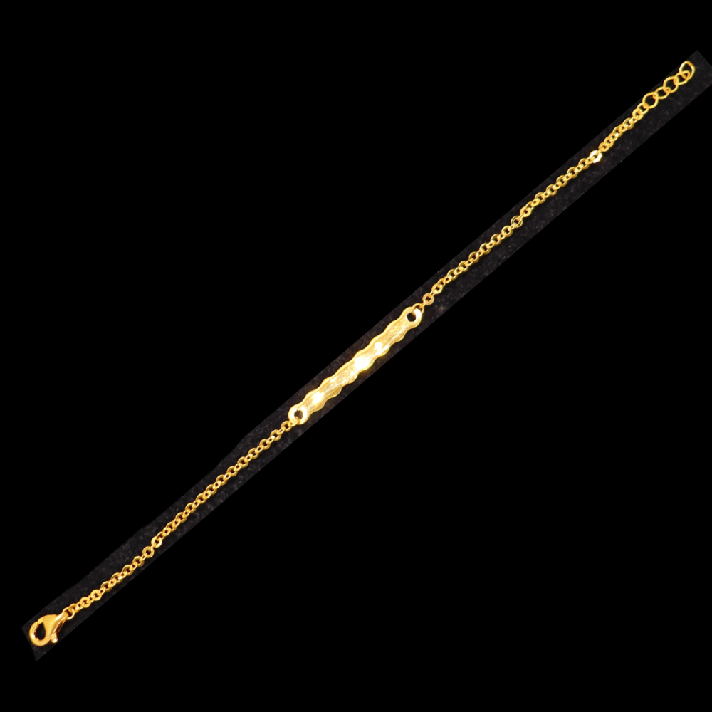 21K Gold Baby Bracelet     