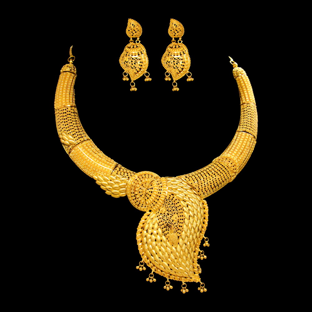 22K Gold Necklace Set