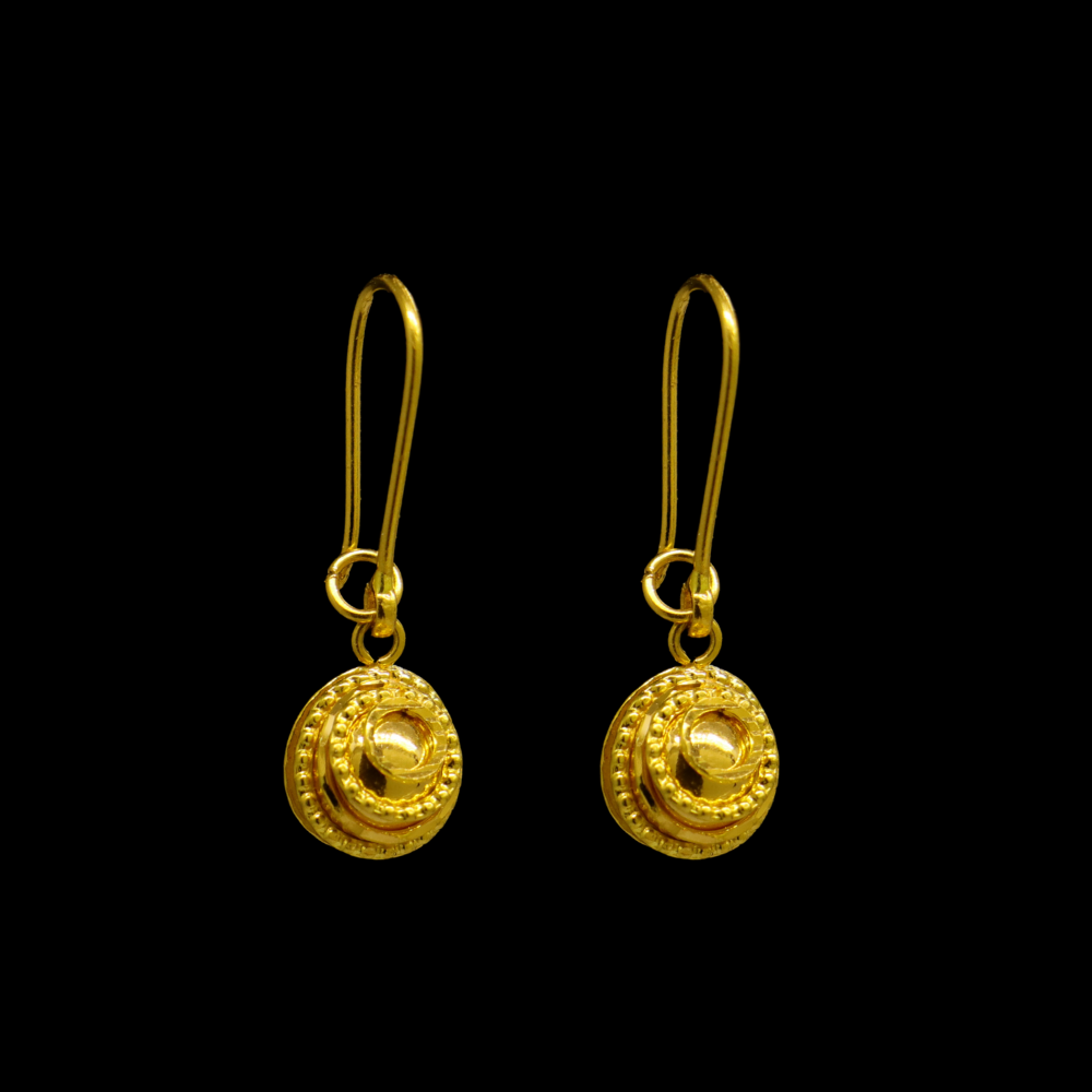 21K Gold Earrings
