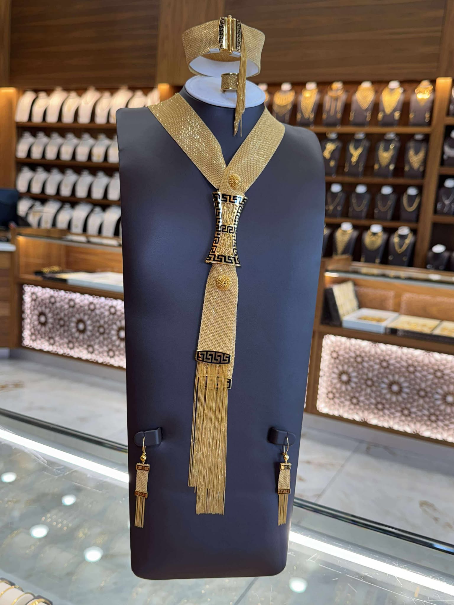 21K Gold Necklace Set