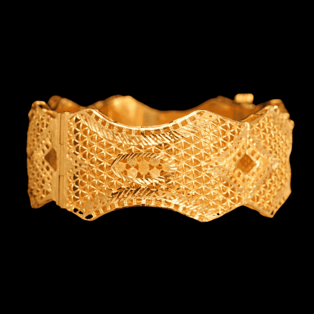 21K Gold Bangle 