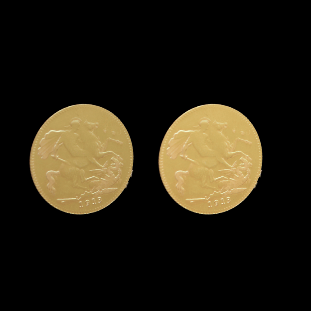 21K Gold Earrings   