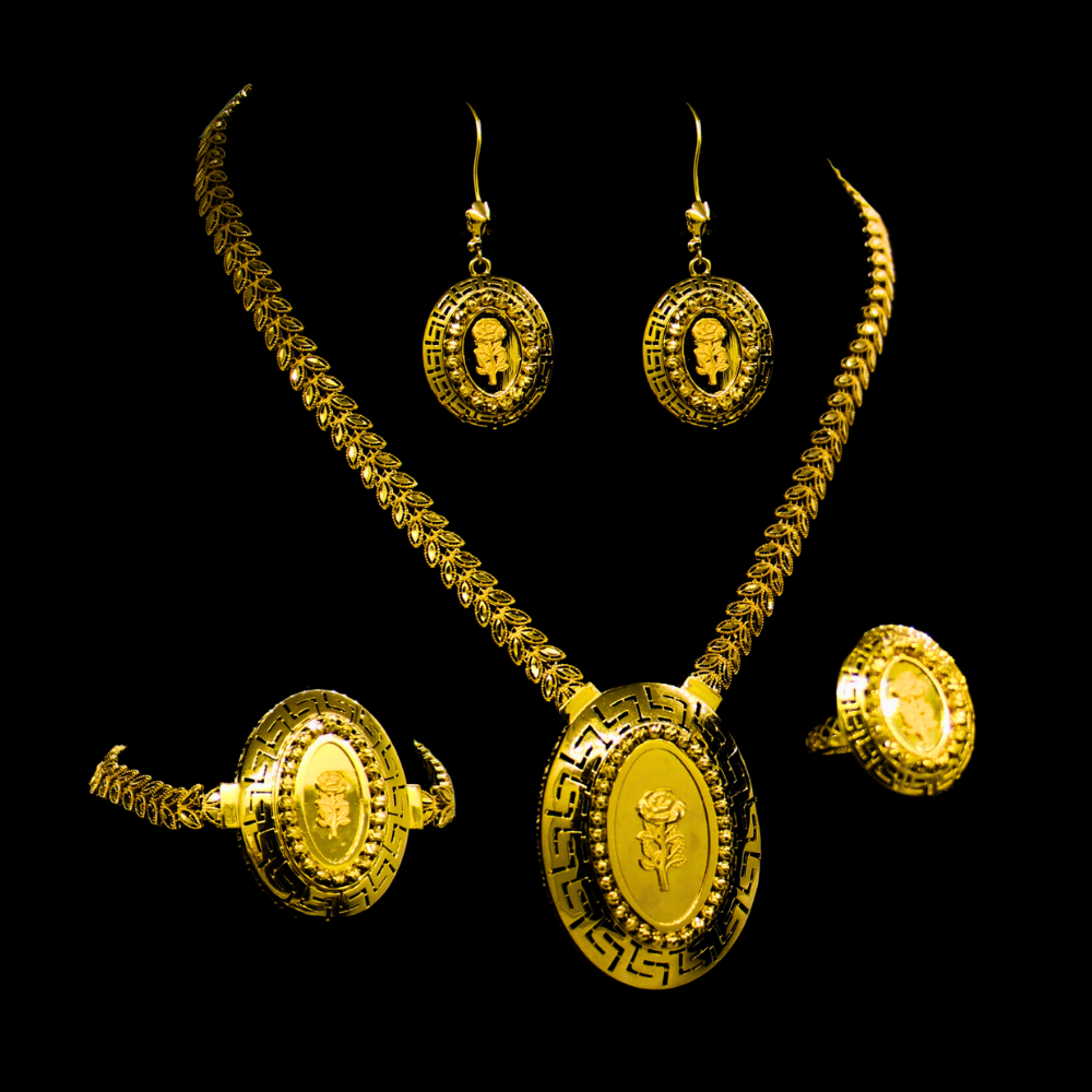 21K Gold Necklace Set