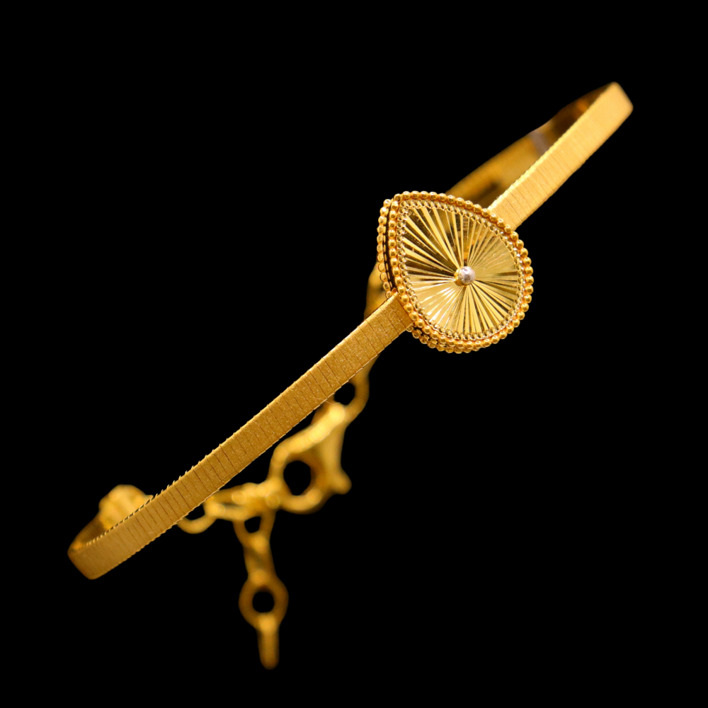 22K Gold Bangle Bracelet