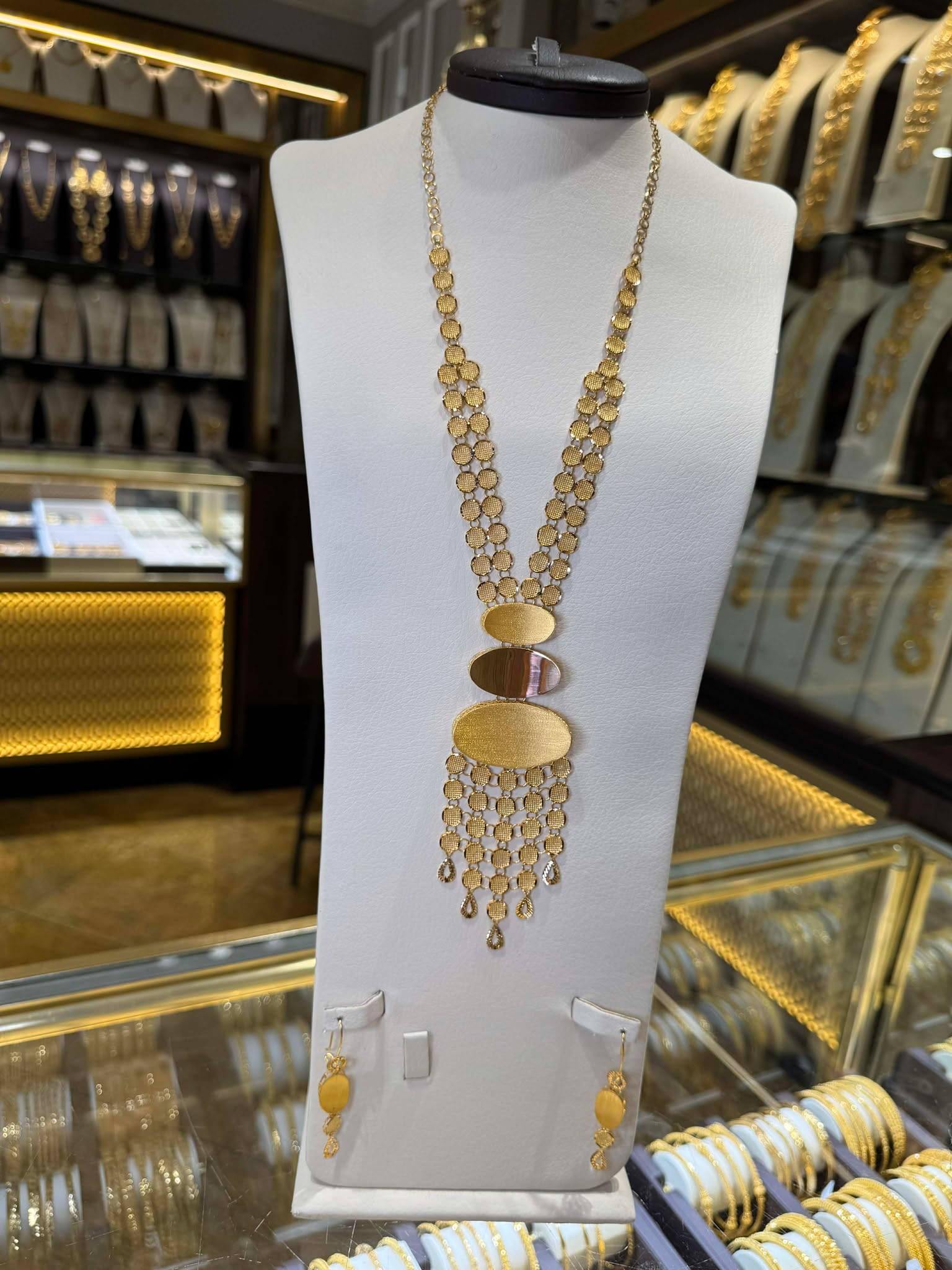 21K Gold Necklace Set