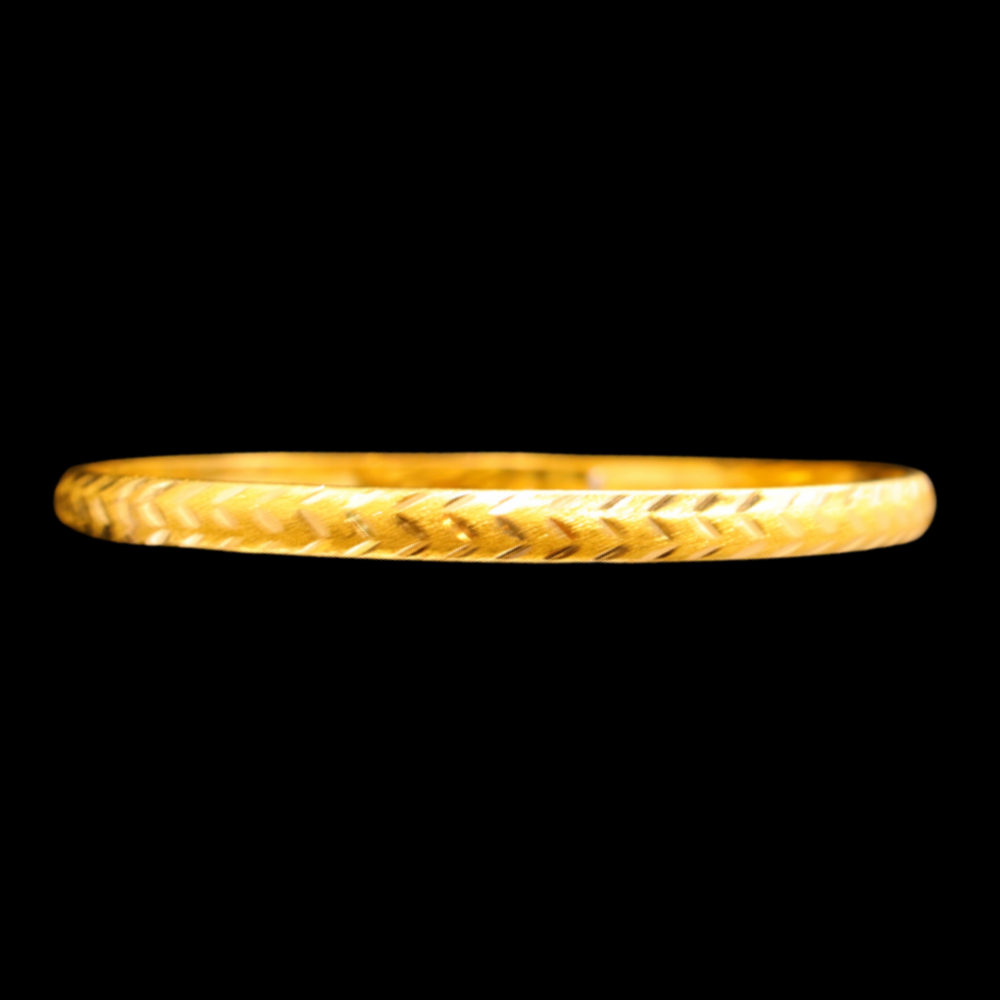 21K Gold Bangle Set OF 1 (L) 