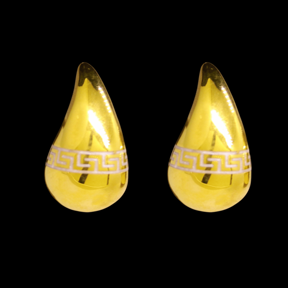 21K Gold Earrings 