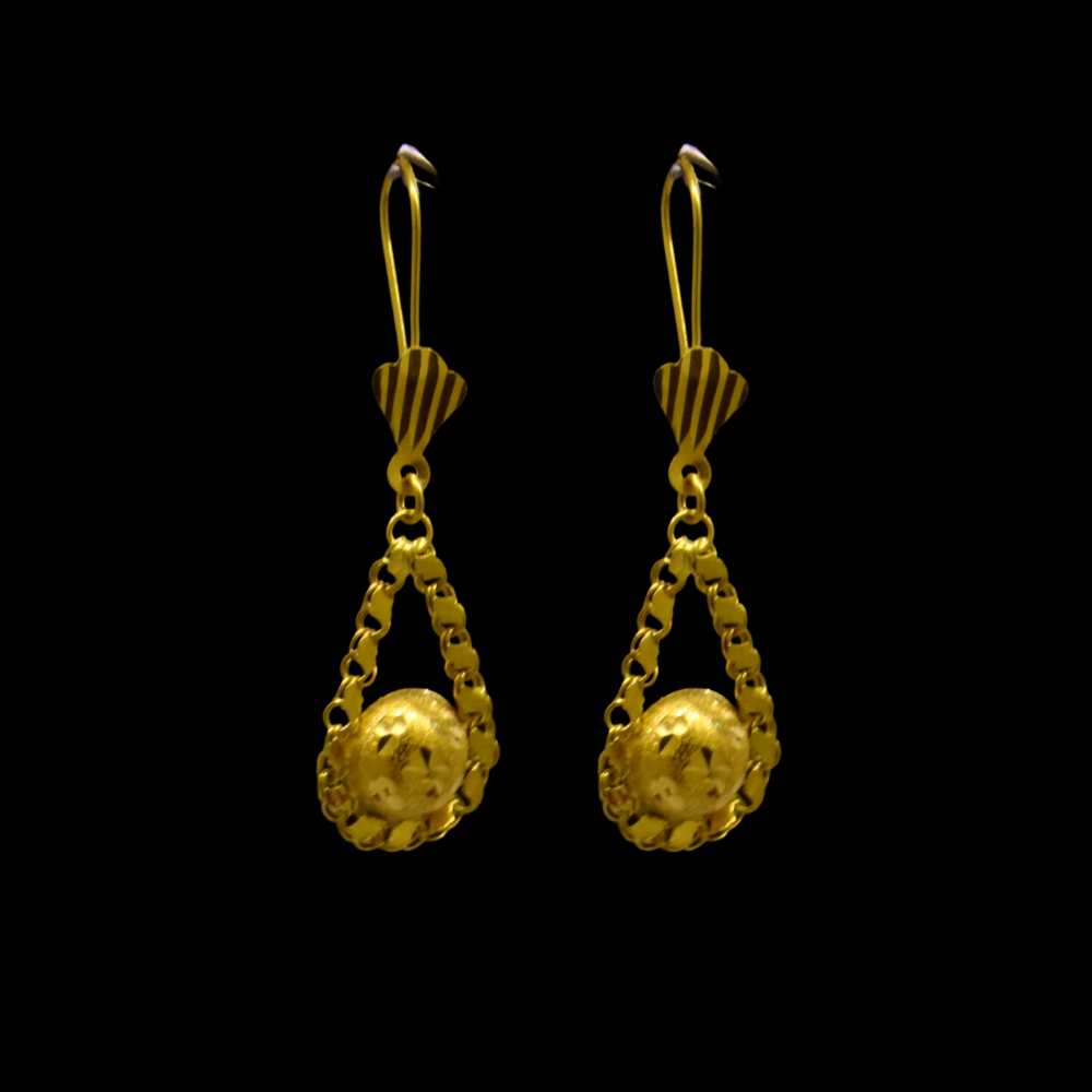 21K Gold Earrings