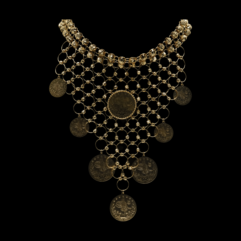 21K Gold Choker Necklace