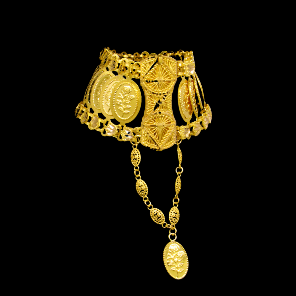 21K Gold Coins Bracelet