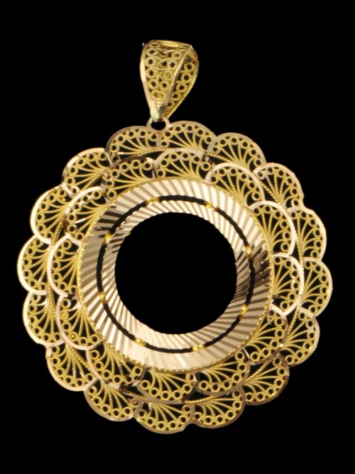 21 Karat Gold Coin Frame