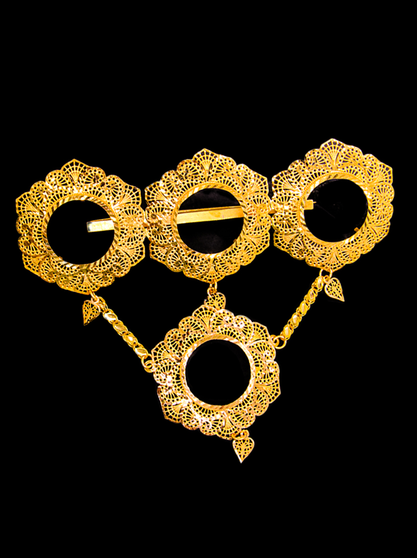 21K Gold Coins Pin