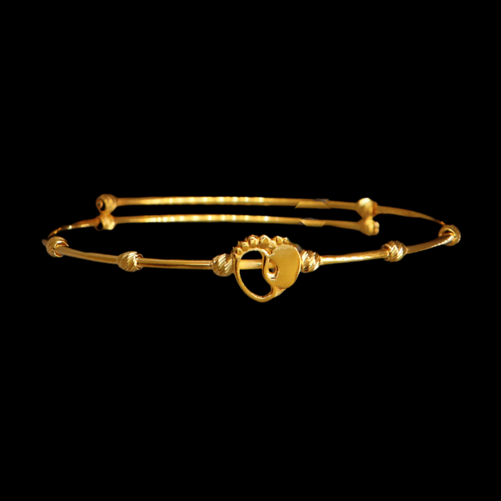 21K Gold Baby Bangle  