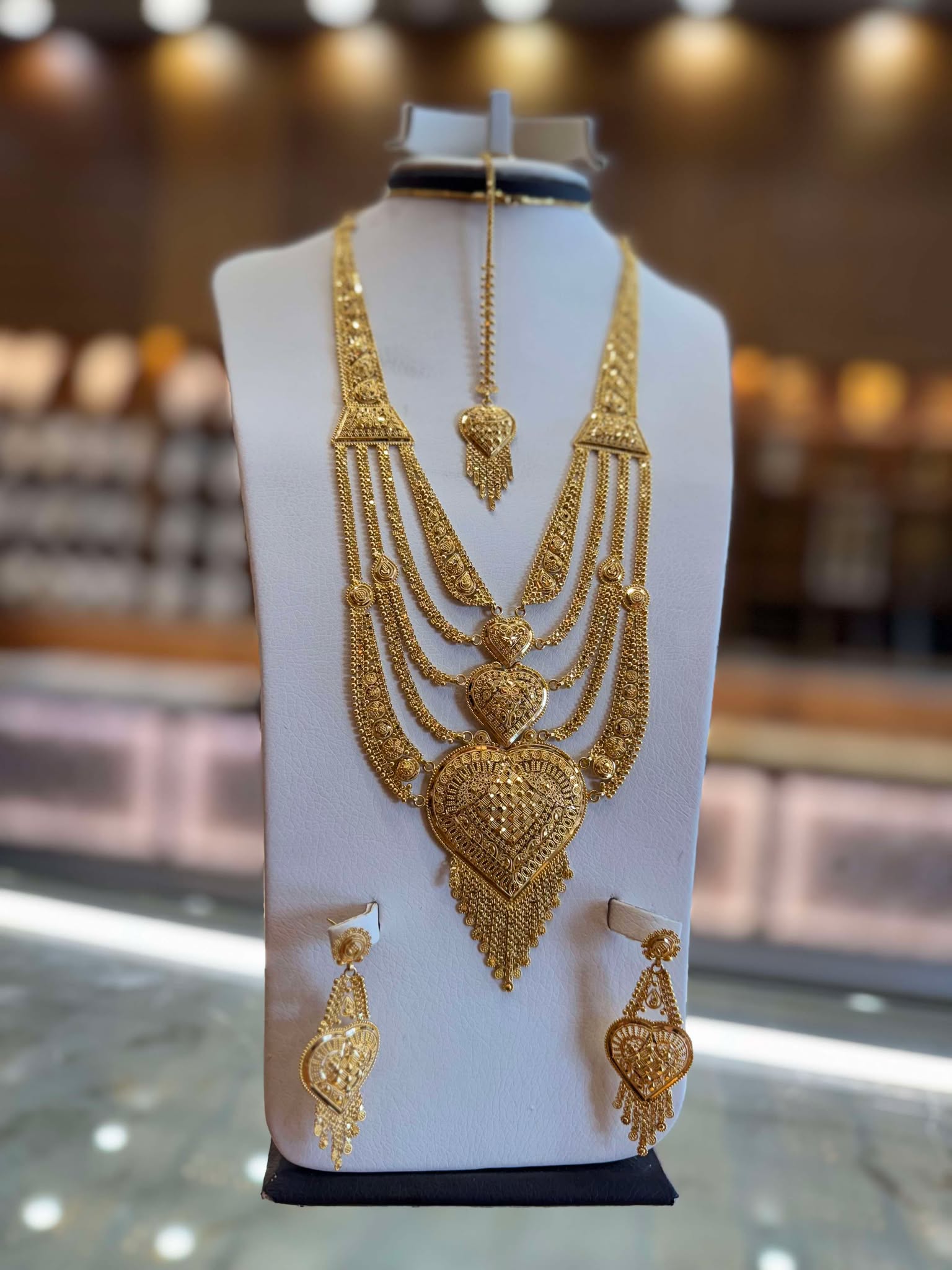 22K Gold Necklace Set 
