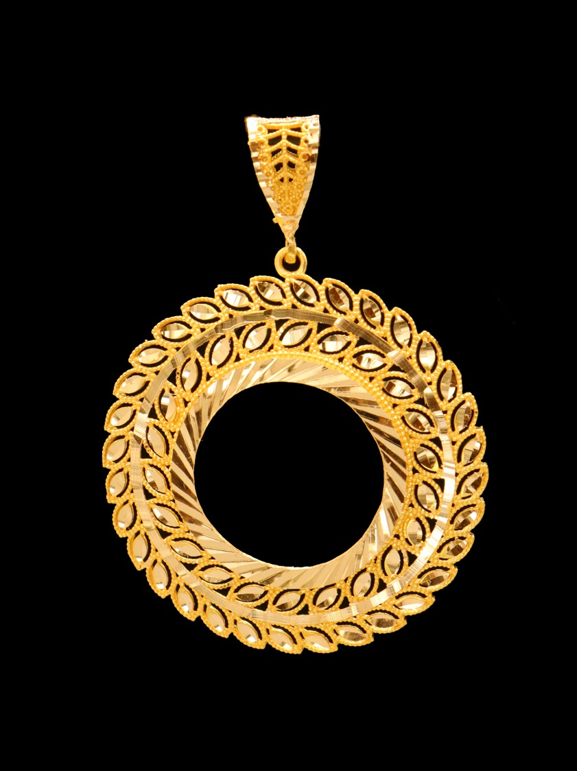 21K Gold Coin Frame
