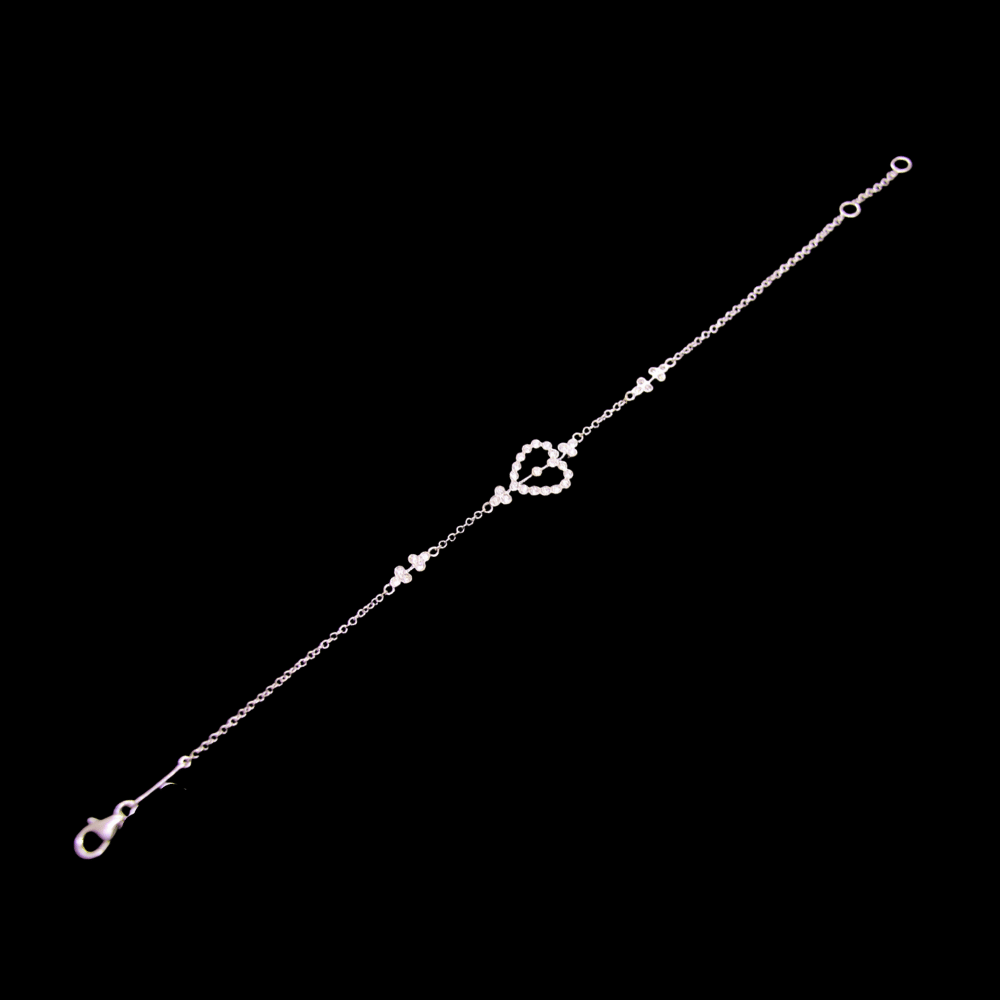 18K White Gold Bracelet 