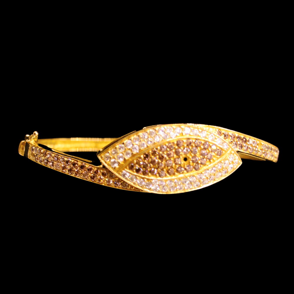 18K Gold Bangle  Bracelet  