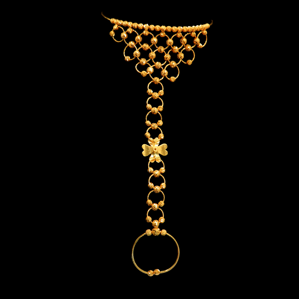 22k Gold Hand Bracelet 
